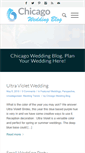 Mobile Screenshot of chicagoweddingblog.com